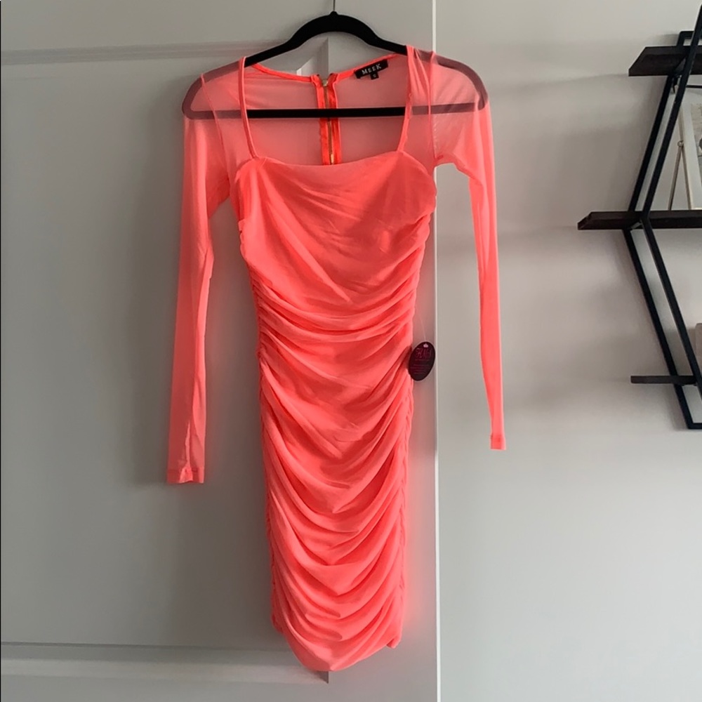 Coral dress